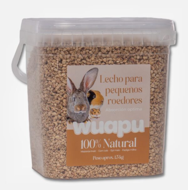 Lecho de maíz para Roedores. 1,5 kg