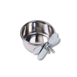 Comedero Loro Inox