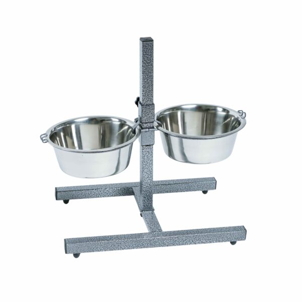 Comedero Doble Regulable Inox. - Imagen 2
